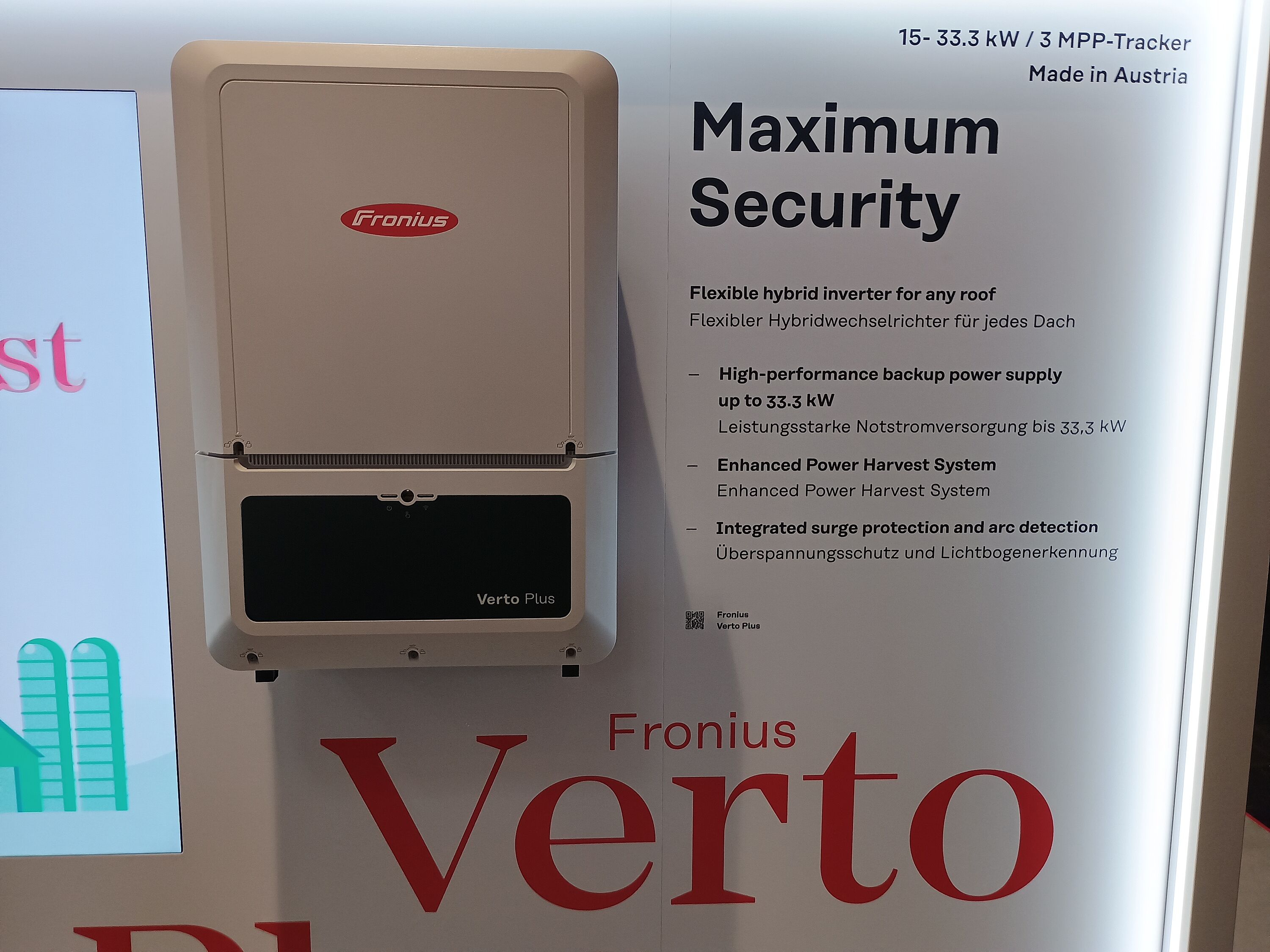 Intersolar 2025 Fronius Fronius Verto plus auf der Intersolar