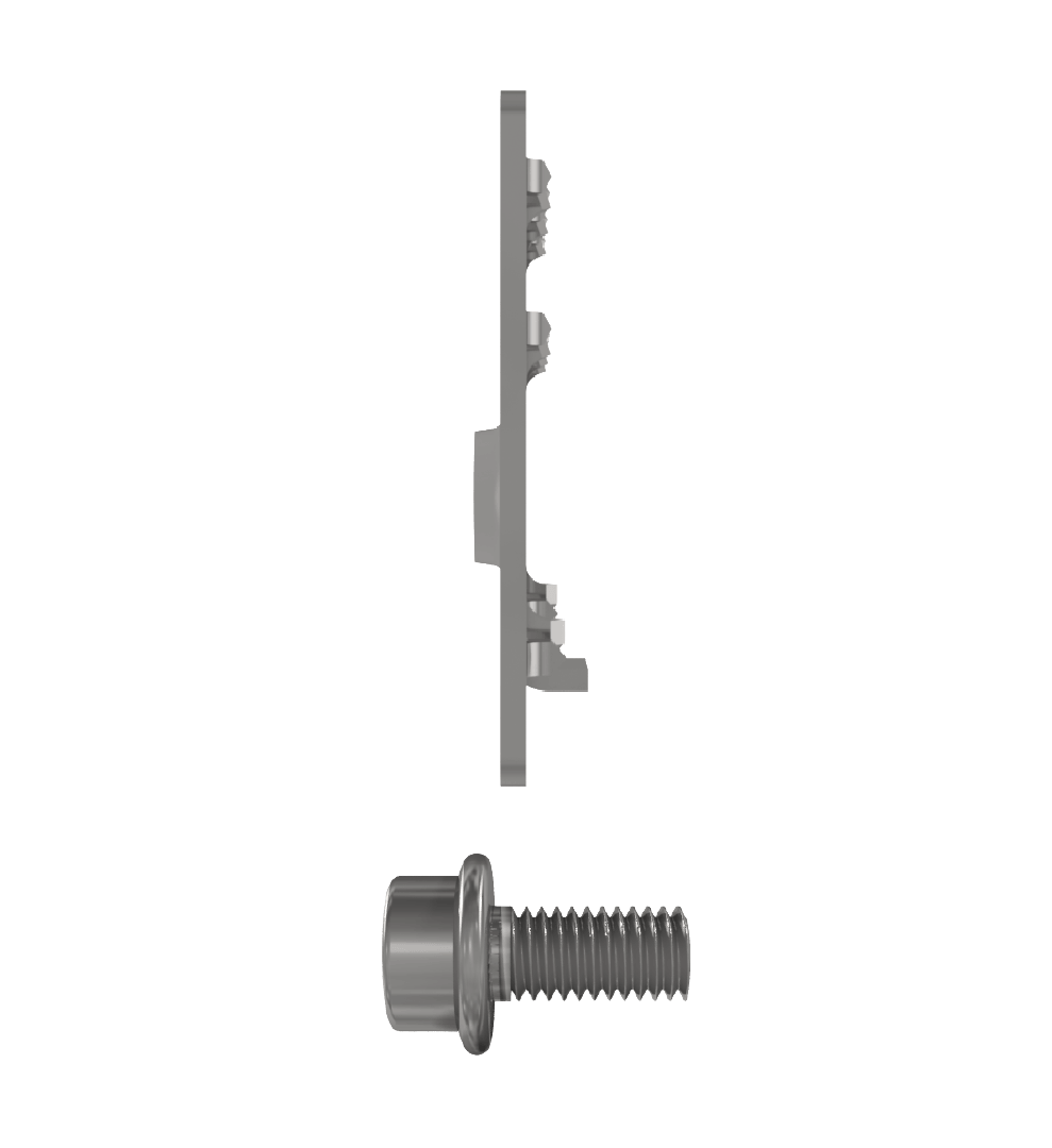 BRC Solar BRClamp stainless steel mounting plate
