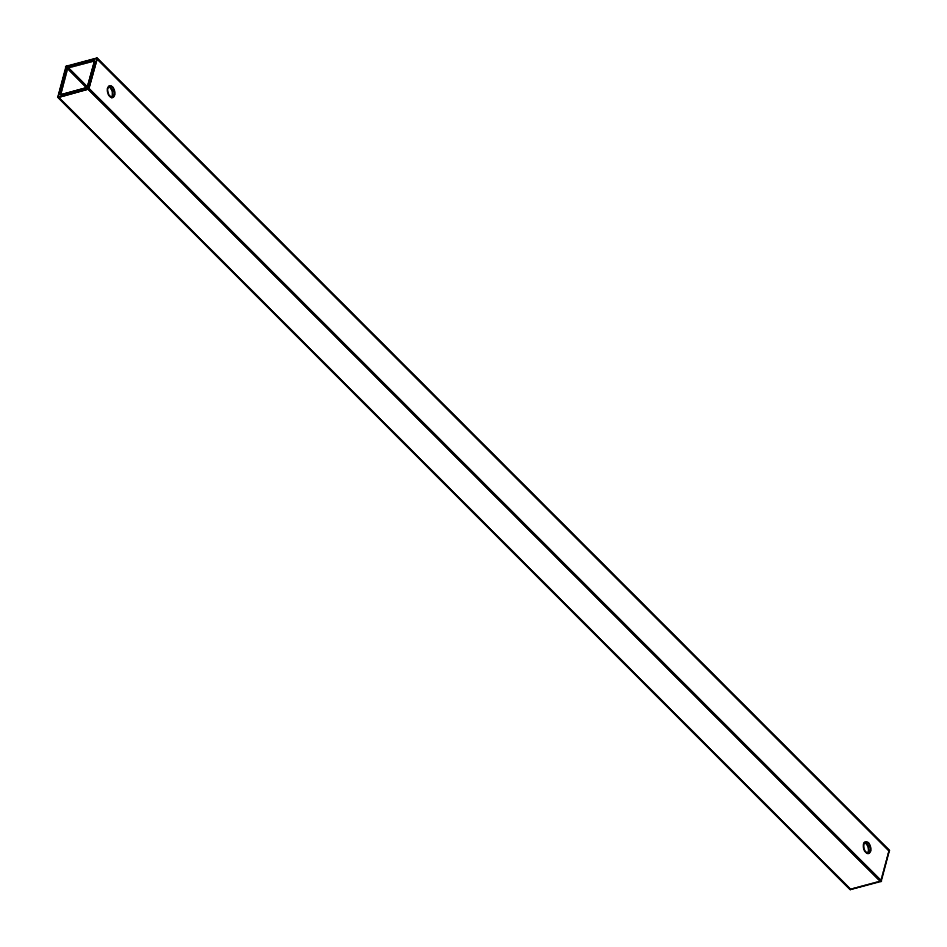 TiltUp Vento strut; 679 mm