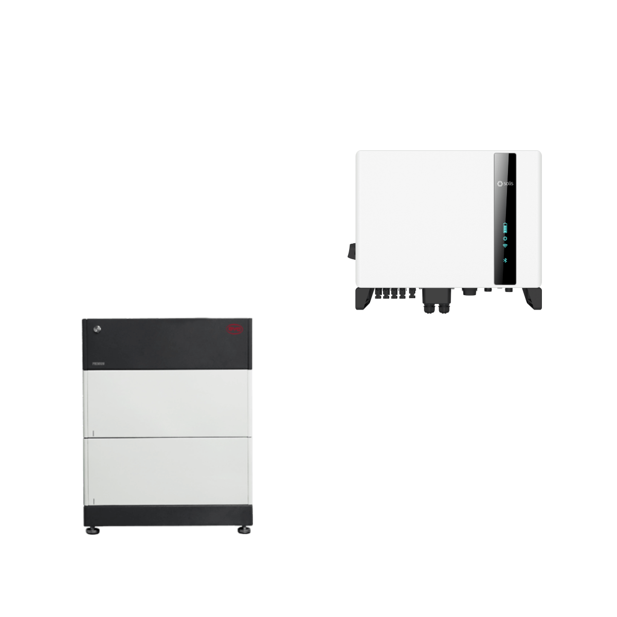 BYD Battery-Box Premium HVS 5.1 mit Solis S6 3P-Hybrid - 8 kW