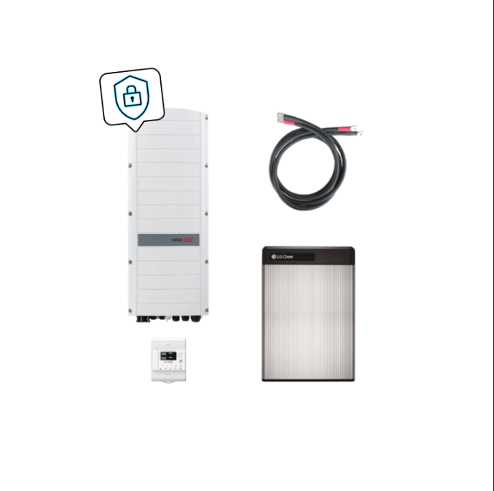SolarEdge StorEdge RWS-Wechselrichter SE8K mit LG RESU 12 + S440