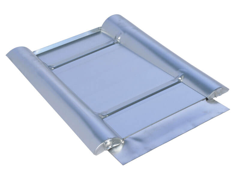 Marzari metal roof plate type Grande 330, black grey