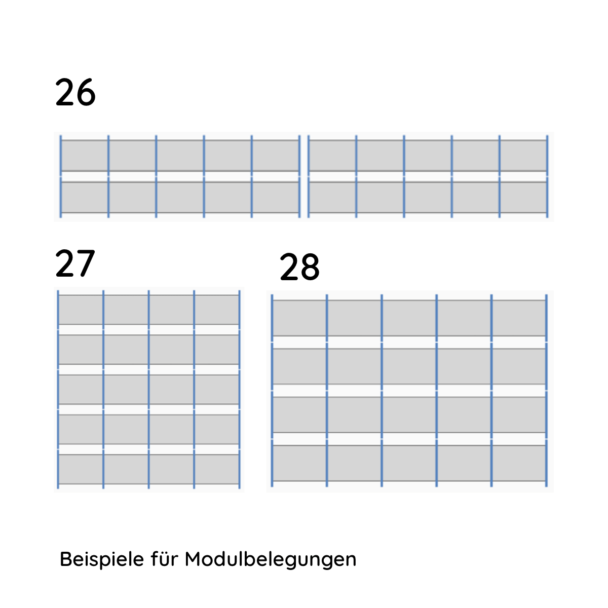 UK package for 20 modules from K2, D-dome, flat roof, black