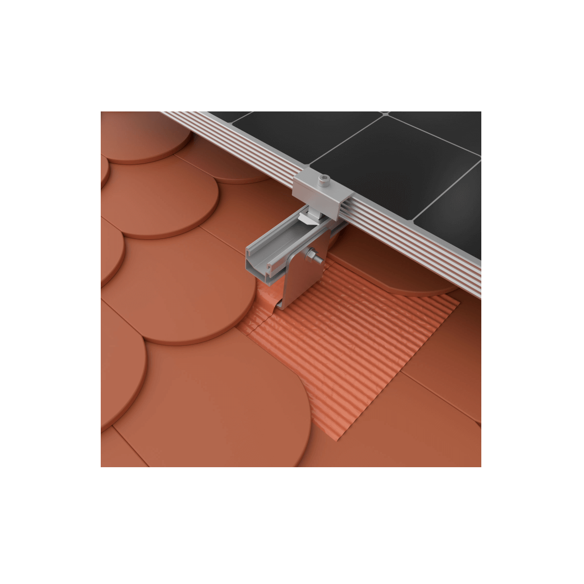 K2 SingleHook FlatTile metal cover - red