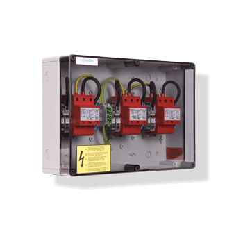 enwitec overvoltage protection DC type II, 3 MPPT, terminals