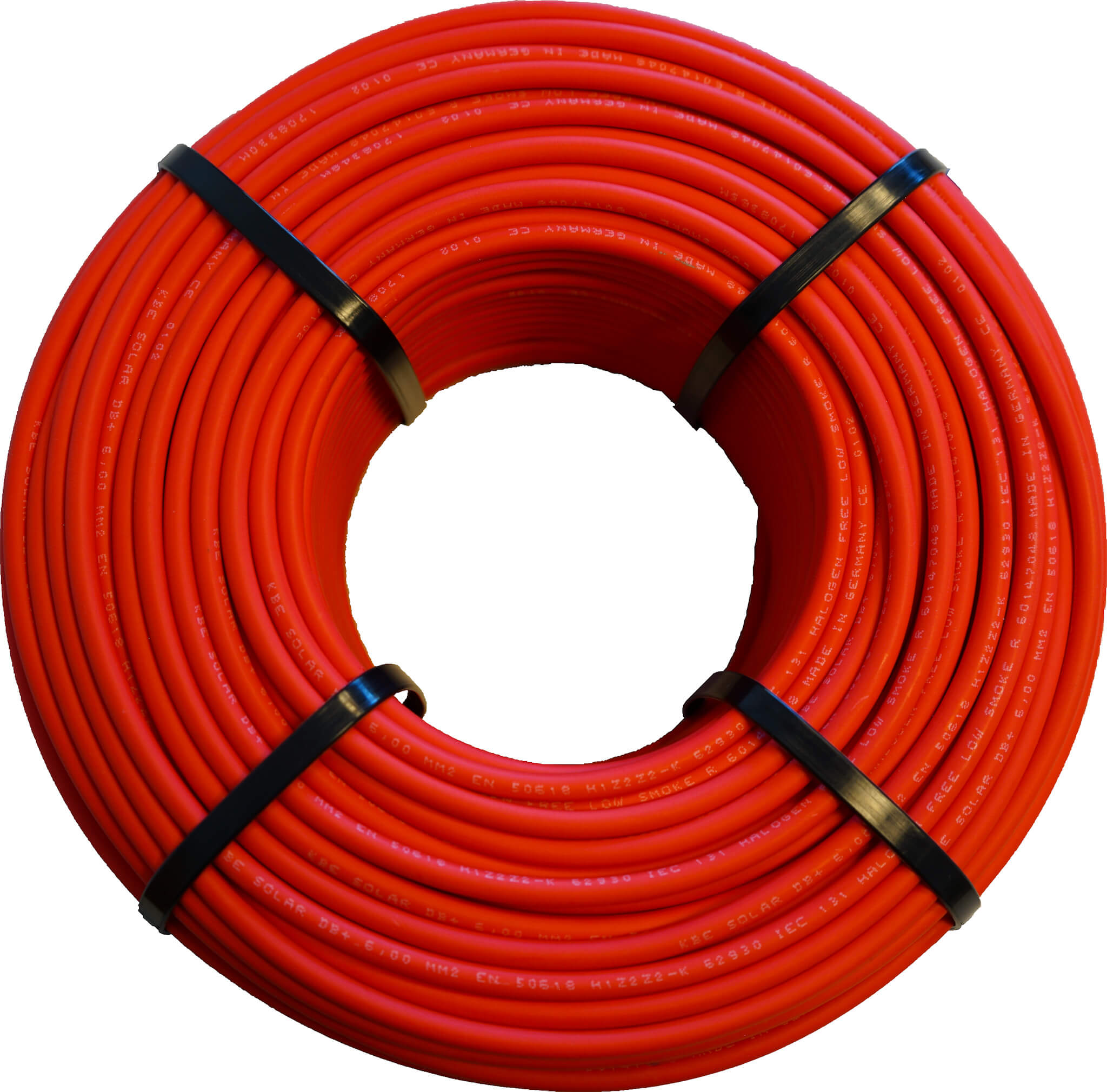 KBE Solarkabel DB+, 10mm², 100m, rot