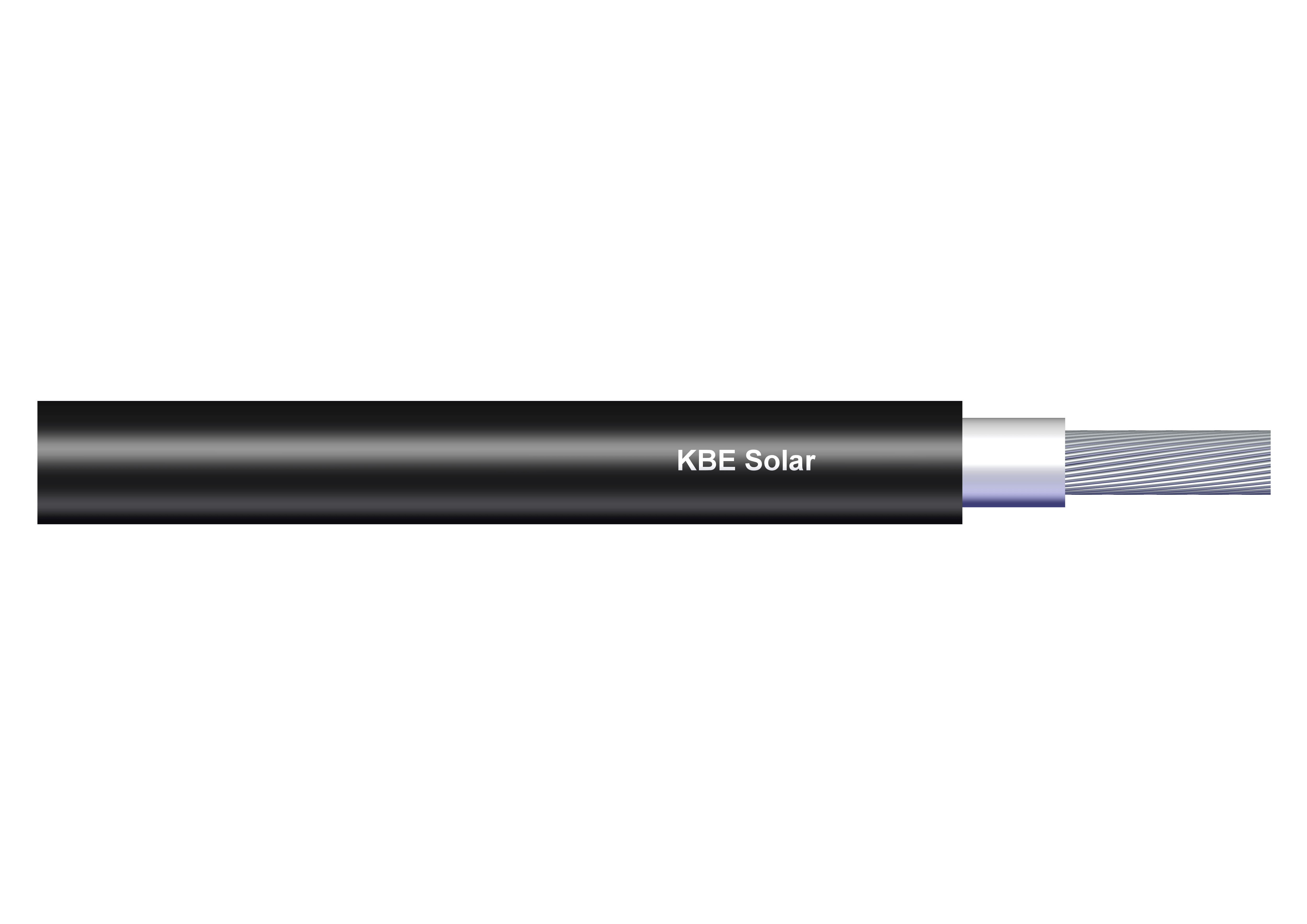 KBE solar cable DB+, 4mm², 100m, black