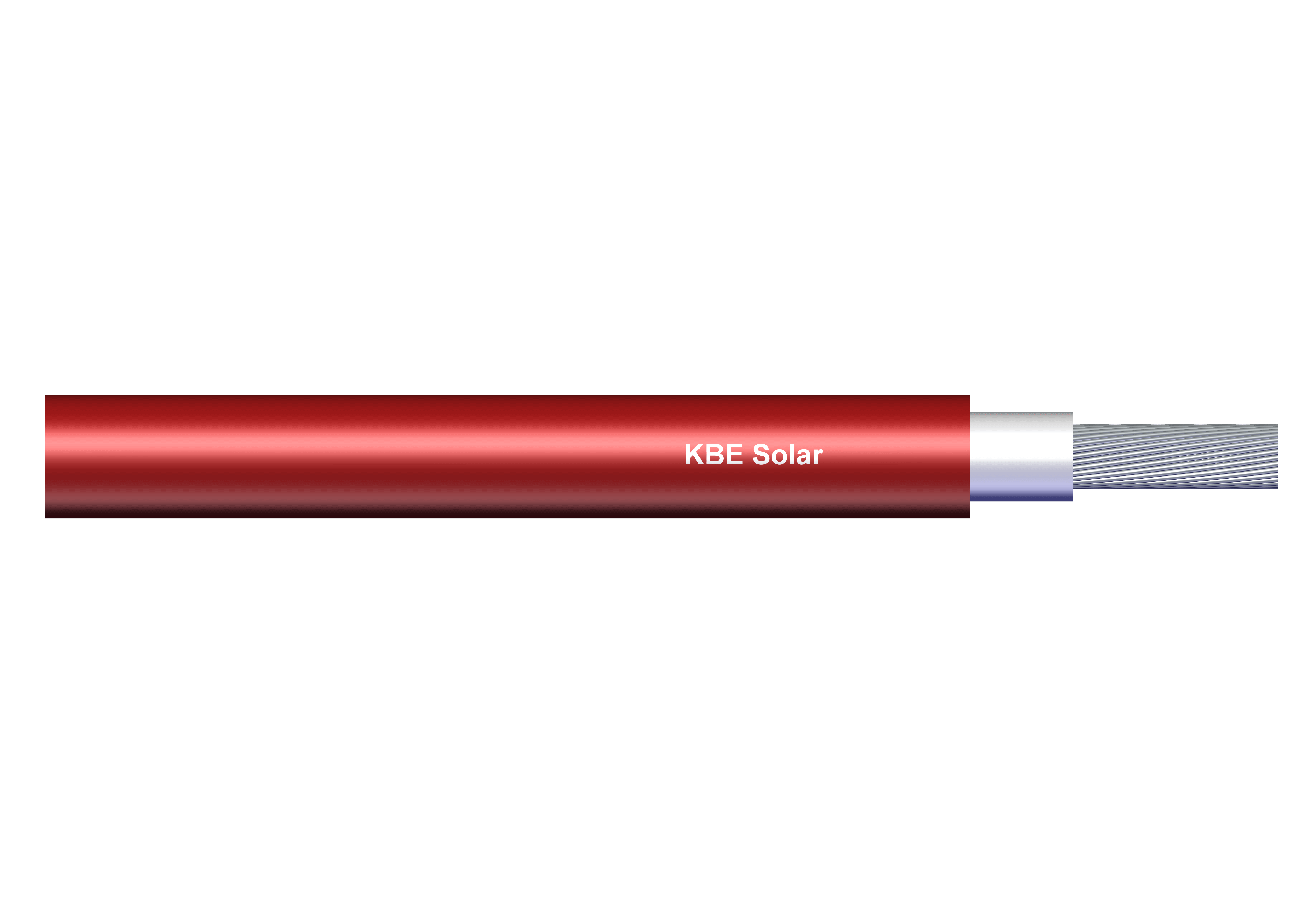 KBE solar cable DB+, 4mm², 500m, red