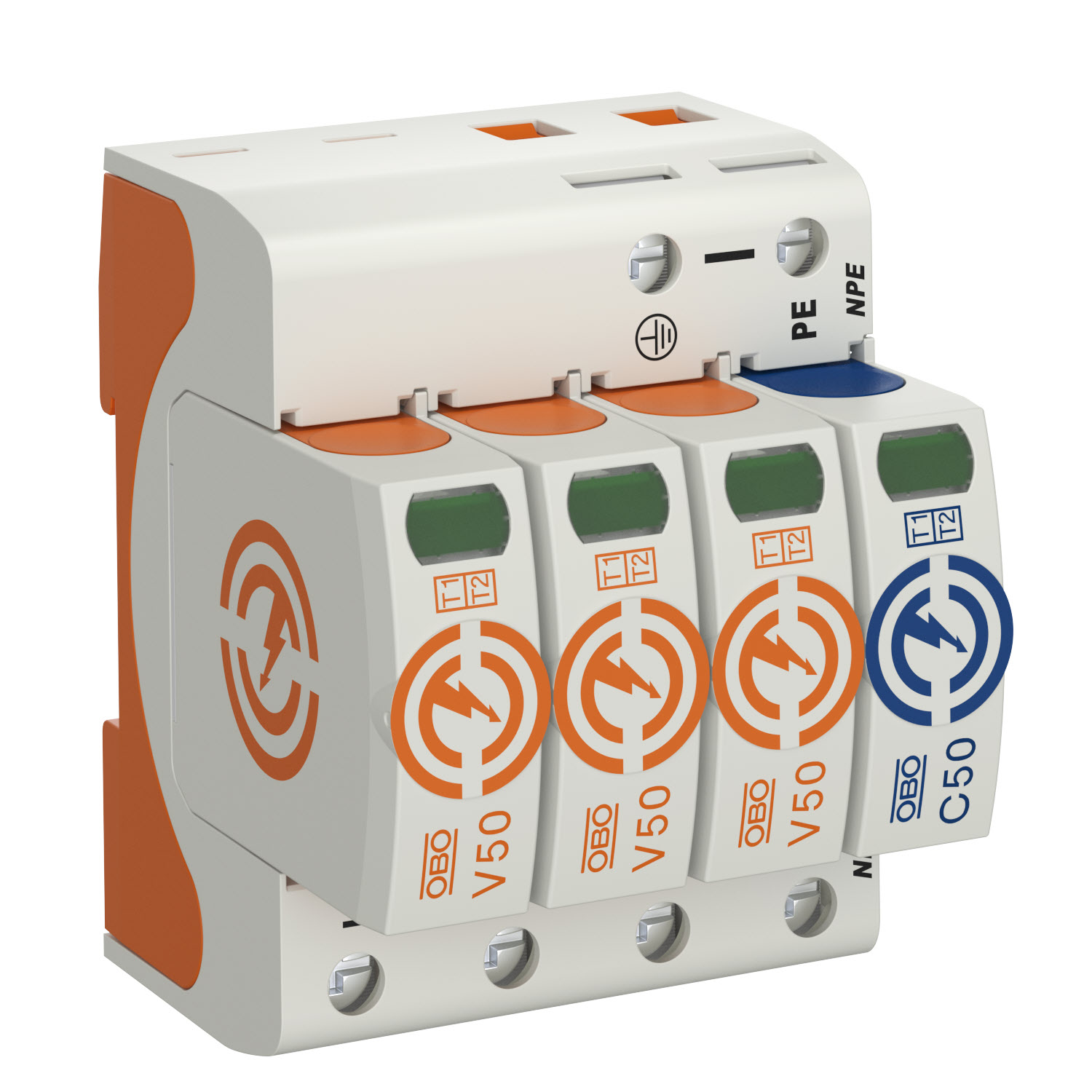 OBO Überspannungsableiter AC Typ I+II, V50