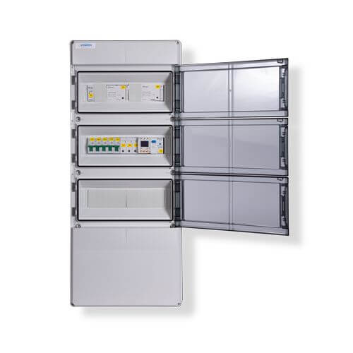 Enwitec mains switch box Power Backup Dual EU