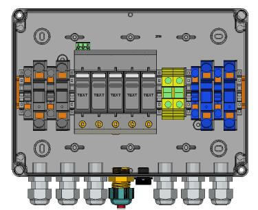 Phoenix Contact overvoltage protection DC, type II, 2 MPP trackers, terminals