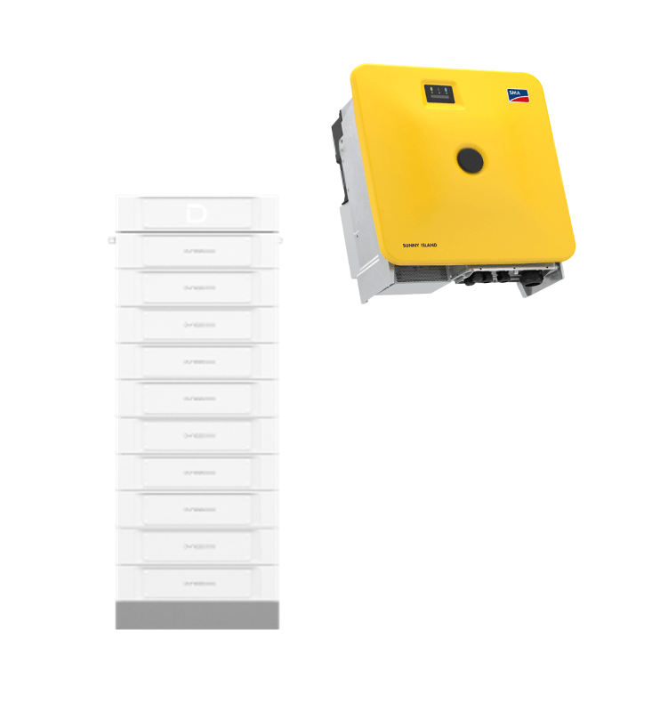 SMA Sunny Island X 30 with Dyness Stack 100 – 51.20 kWh