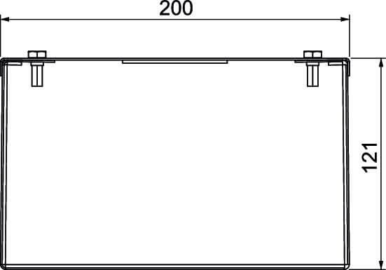 OBO installation trunking PLMR metal, for outdoor applications, 2 m