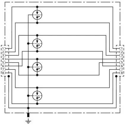 DEHNpatch Class-D lightning current arrester