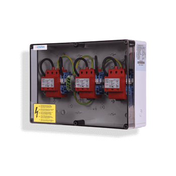 enwitec overvoltage protection DC type II, 3 MPPT, terminals