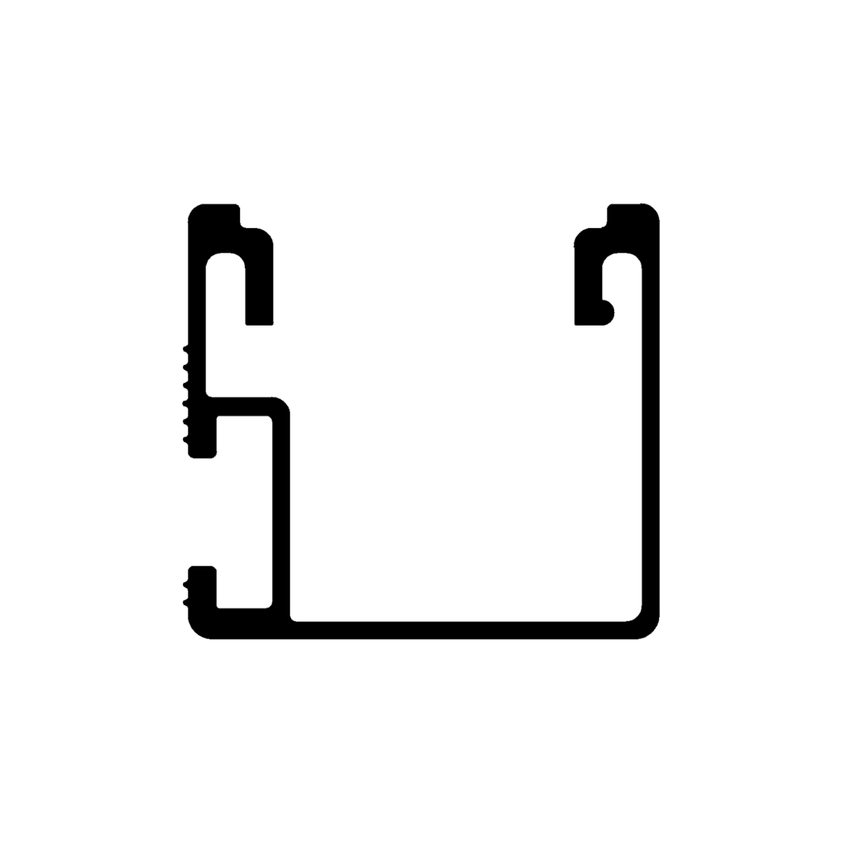 K2 mounting rail SingleRail 36 light, 4.80 m