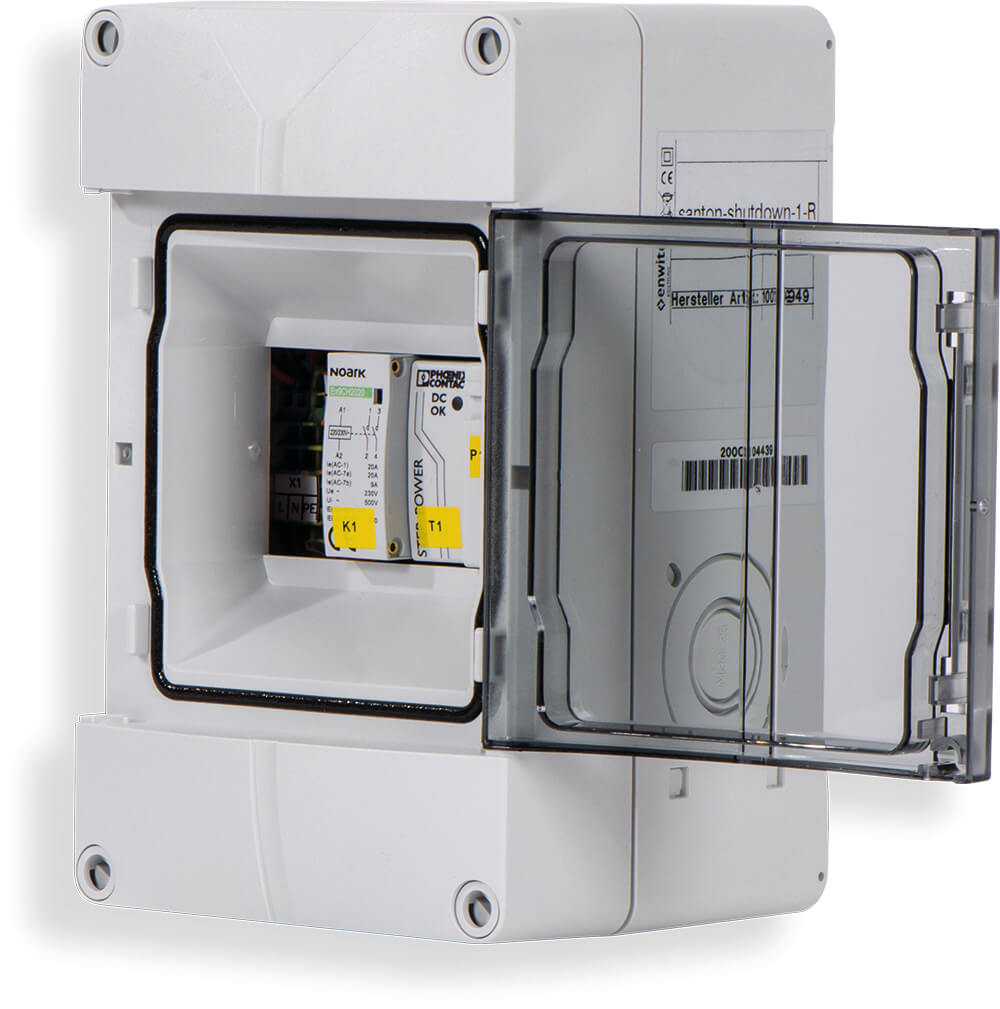 enwitec remote control unit for 1x fireman's protection switch