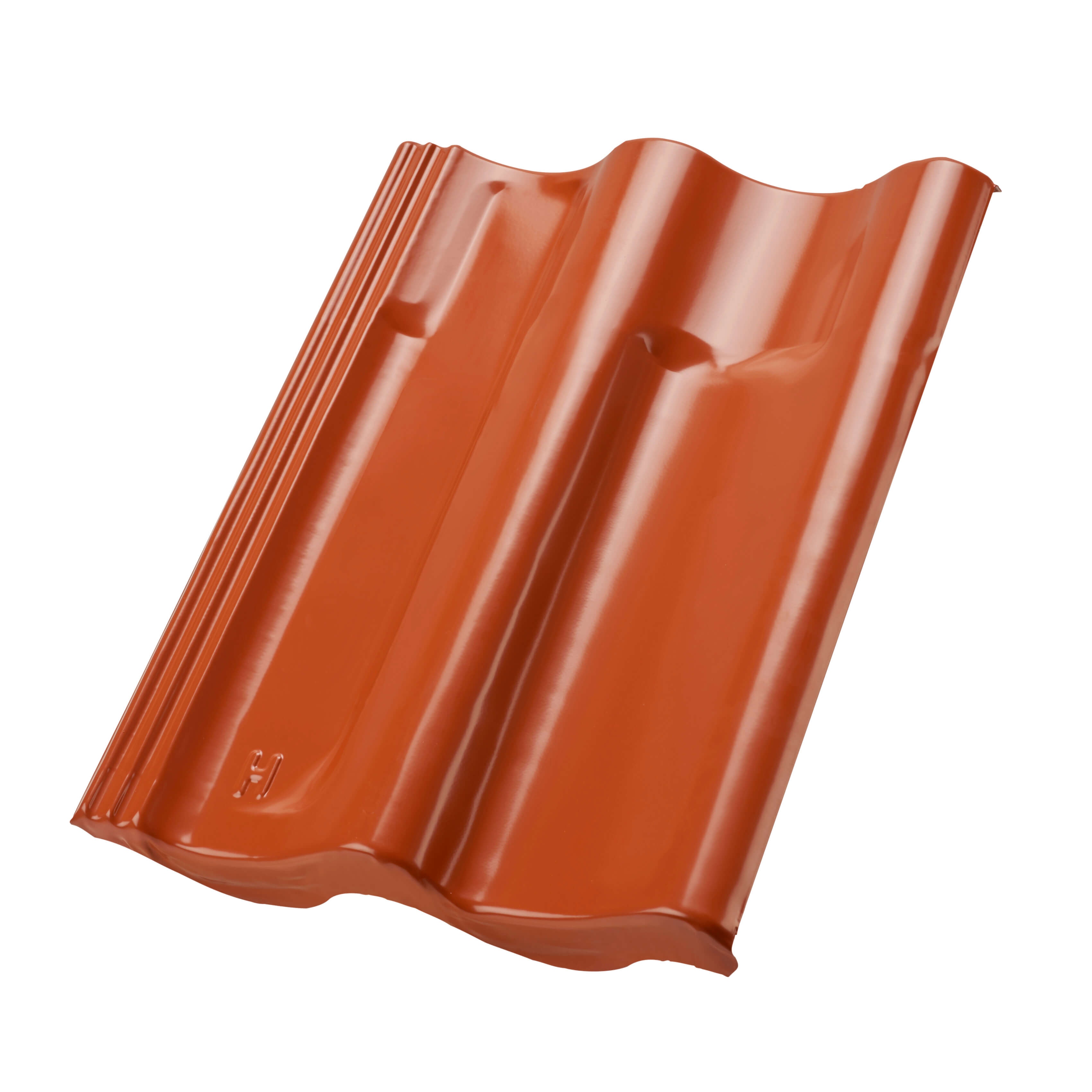 Lehmann module holder for Braas Harzer pantile, brick red | 7393