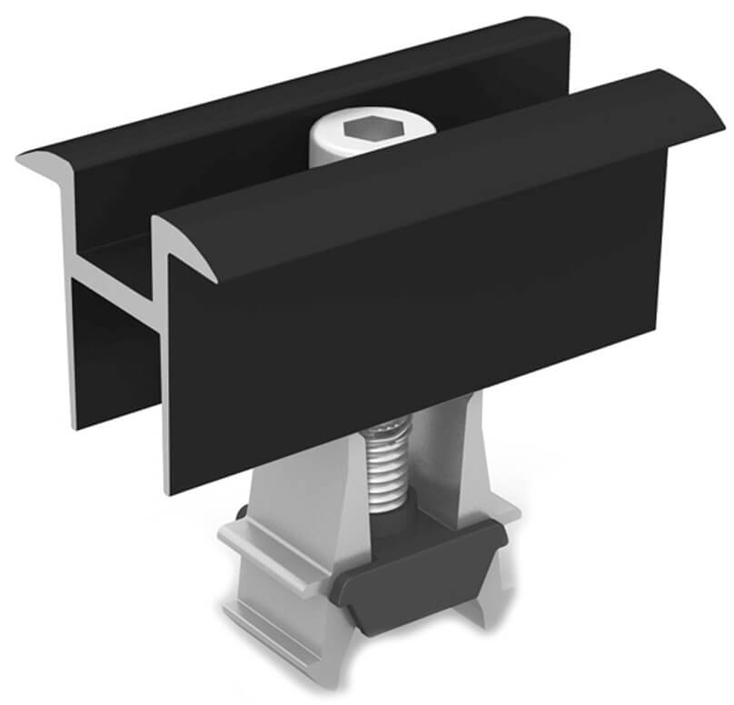 K2 universal module middle clamp one mid, black 