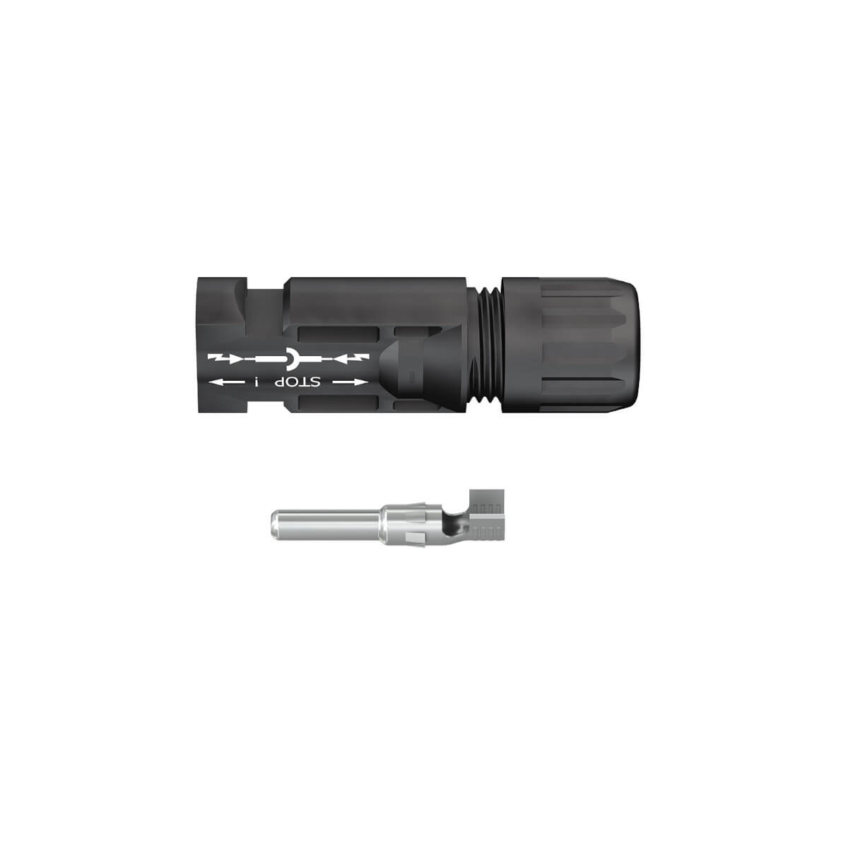 Stäubli MC4 plug, 4-6 mm² I, diameter 5-6 mm