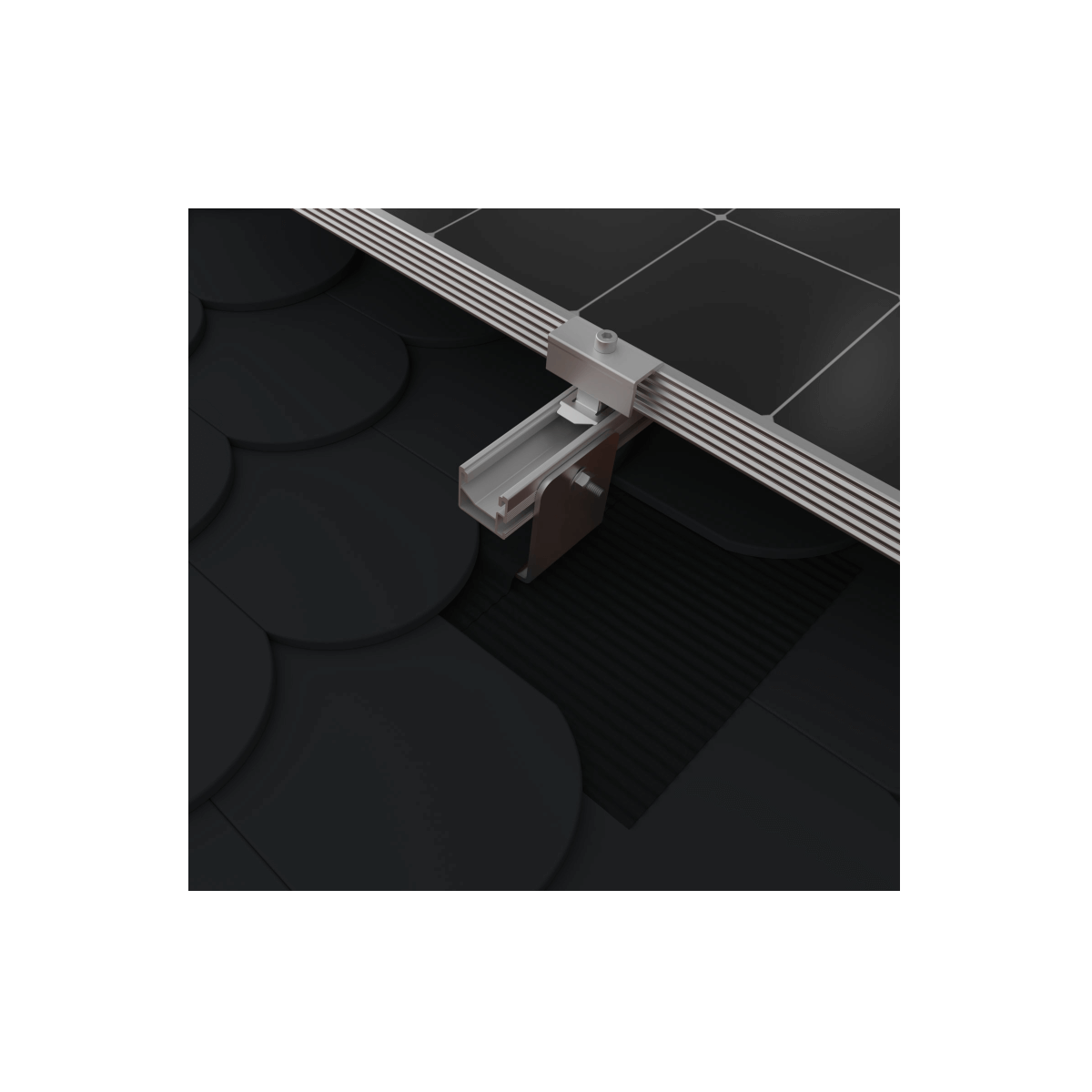 K2 SingleHook FlatTile metal cover - anthracite