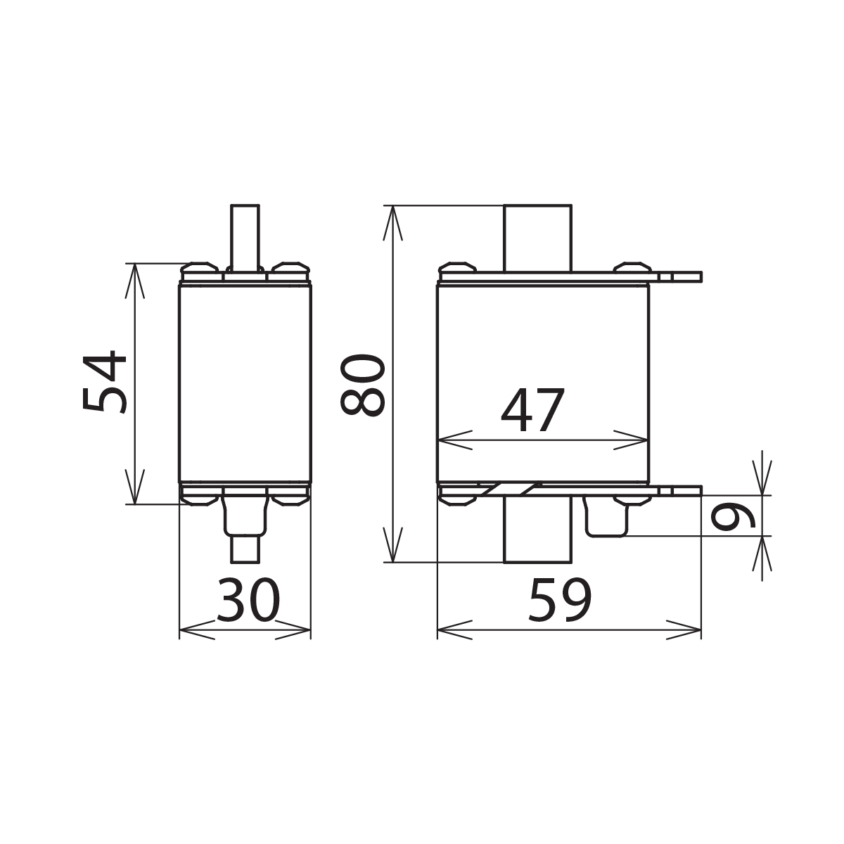 ÜS arrester VA NH00 280