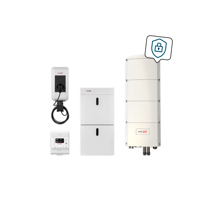 Kombipaket SolarEdge Home mit Ladestation, SE5K-RWB48 und 9,7 kWh