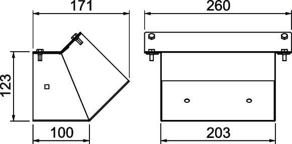 OBO Rising floor, for PLMR installation trunking