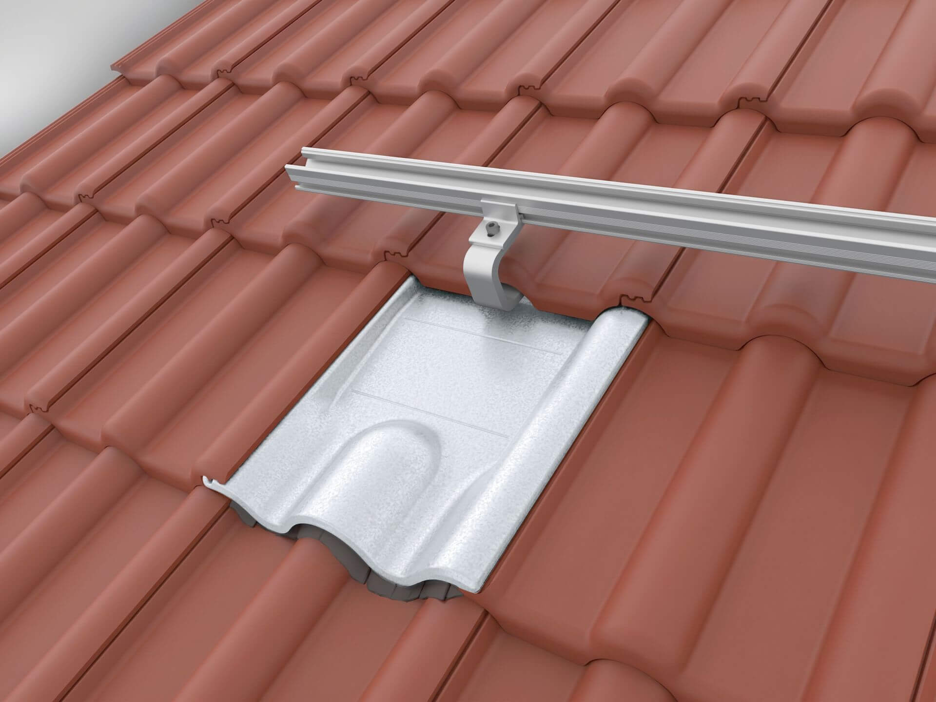 K2 4Tile metal replacement tiles, galvanised