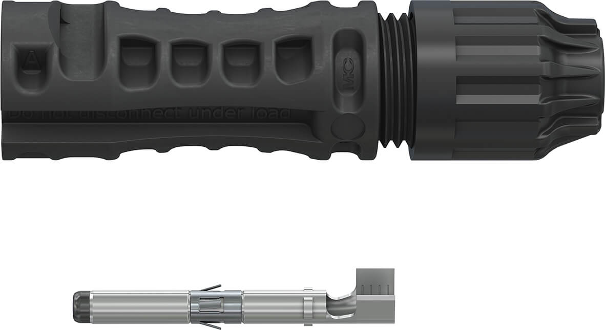Stäubli MC4-Evo stor plug 4-6 mm², Da 4.7-6.4 mm