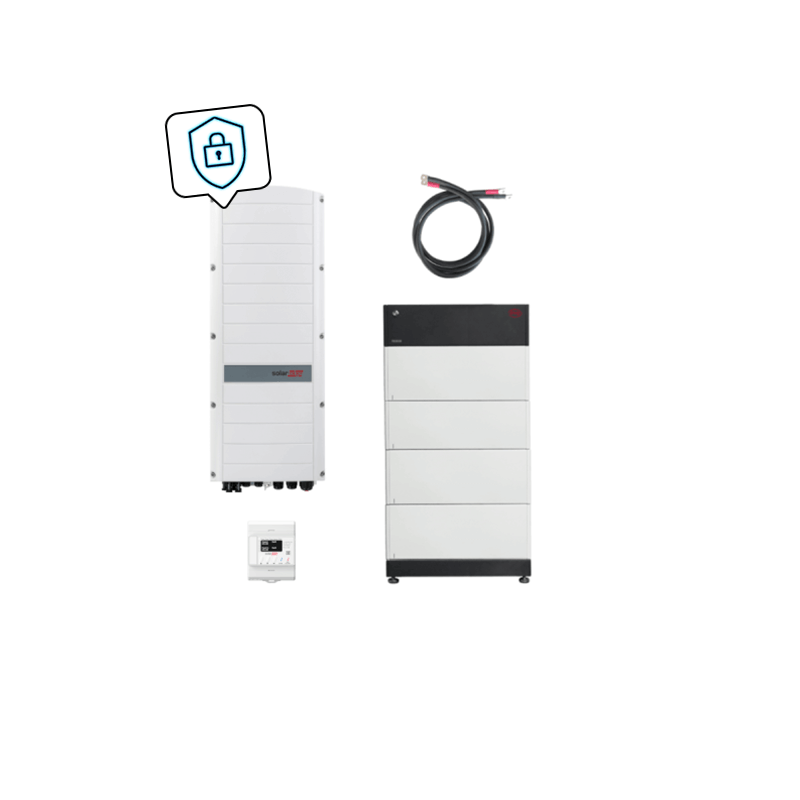 BYD Battery-Box Premium LVS 16.0 mit SolarEdge StorEdge Dreiphasen-Wechselrichter SE8K