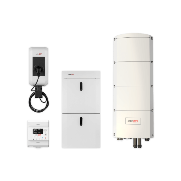 SolarEdge Home combined package with charging station, SE10K-RWB48 and 9.2 kWh