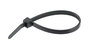 Cable tie 290 x 4.8 mm, black, UV-resistant