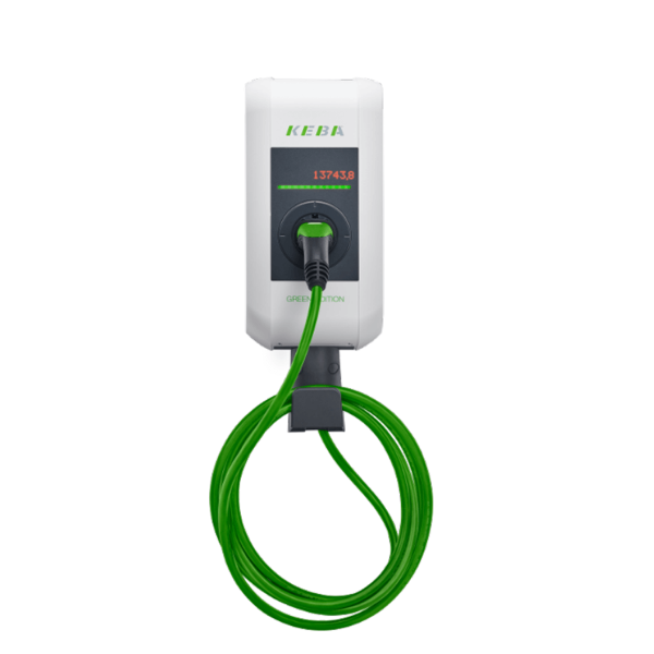 KEBA KeContact P30 C-Series Green Edition incl. meter conforming to calibration regulations, cable