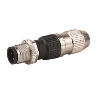 SMA M 12 connector for RS485