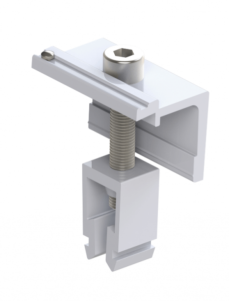 Alumero End Clamp Click with Pin 30-42 mm