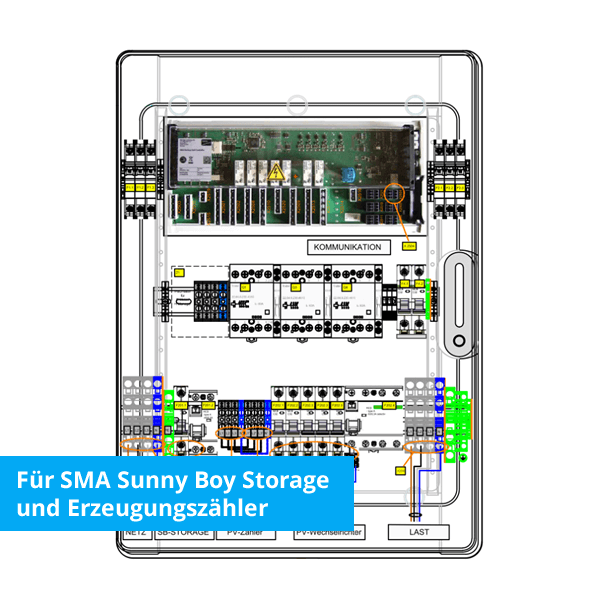 Enwitec switching device SMA 1-phase Sunny Boy Storage + energy meter