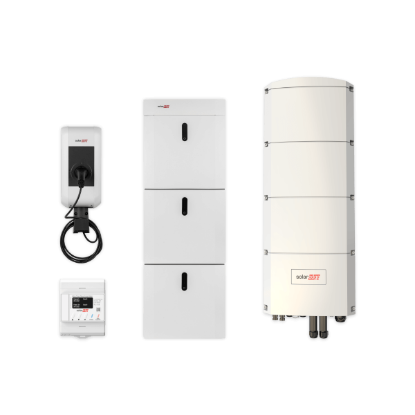 SolarEdge Home combined package with charging station, SE10K-RWB48 and 13.8 kWh